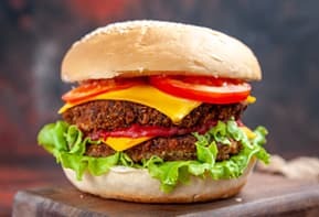 Single Pepper Jack Smash Burger